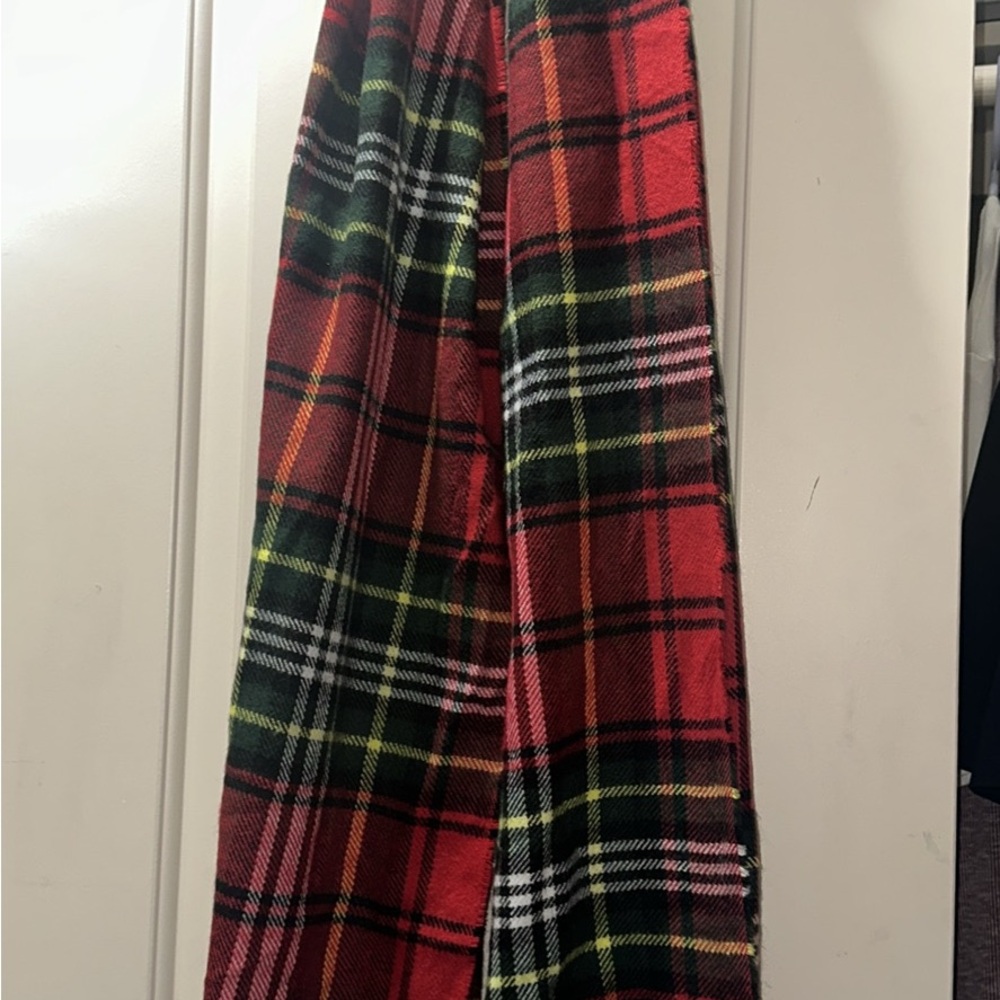 Red Plaid Scarf